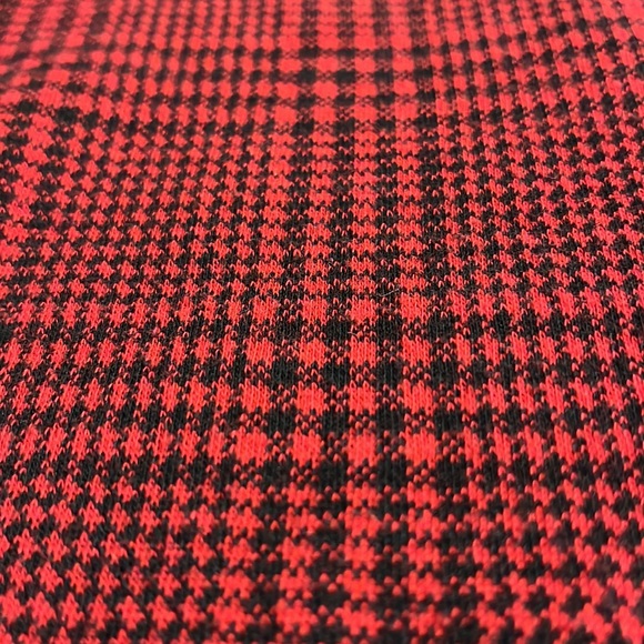 Gap Vintage Mock-Neck Snap-Front Shacket, Red Black | L - Picture 3 of 12